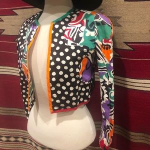 1980’s funky cropped blazer